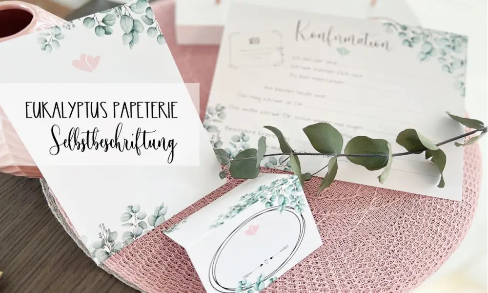 Sitzplan Tischkarten Hochzeit Eukalyptus ❤