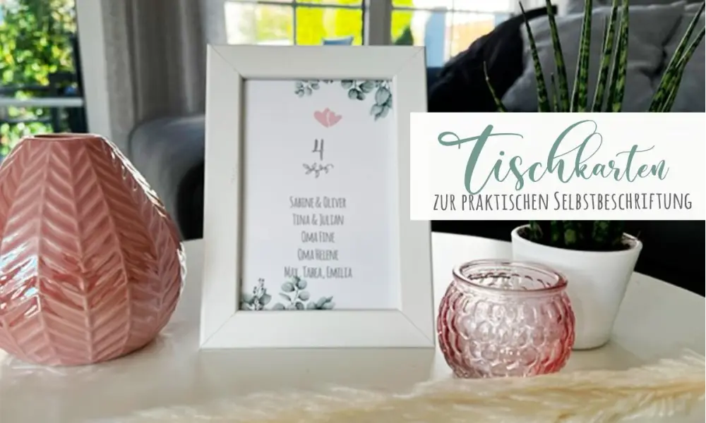 Platzkarten Tischkarten Hochzeit Eukalyptus Namenskarten Gäste Greenery