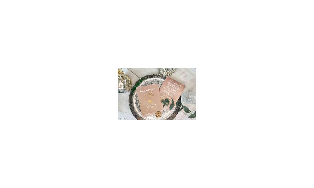 Einladungskarten Hochzeit Spitze Vintage, Fingerprint