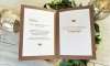 Kirchenheft Hochzeit Kraftpapier Vintage Eukalyptus Spitze