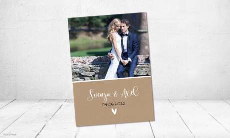 Dankeskarten Hochzeit Postkarte