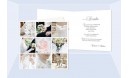 Karte, Danksagungskarte Hochzeit "Blickwinkel", Klappkarte Quadrat, weiß