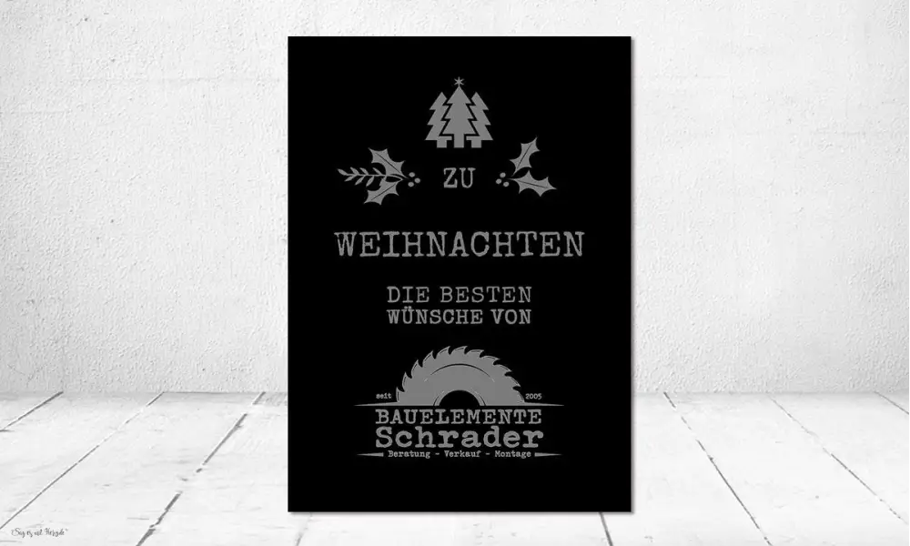 Weihnachtskarte für Firmen