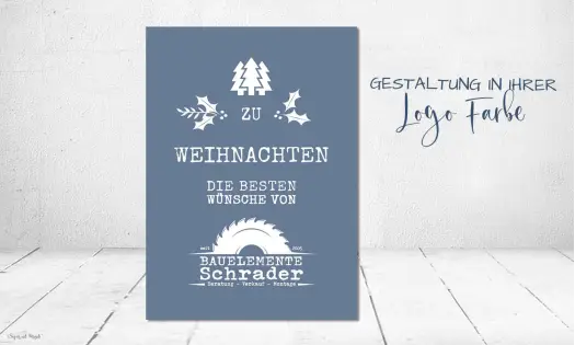 Weihnachtskarte für Firmen