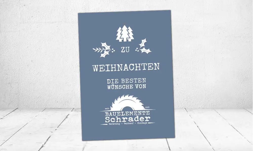 Weihnachtskarte für Firmen