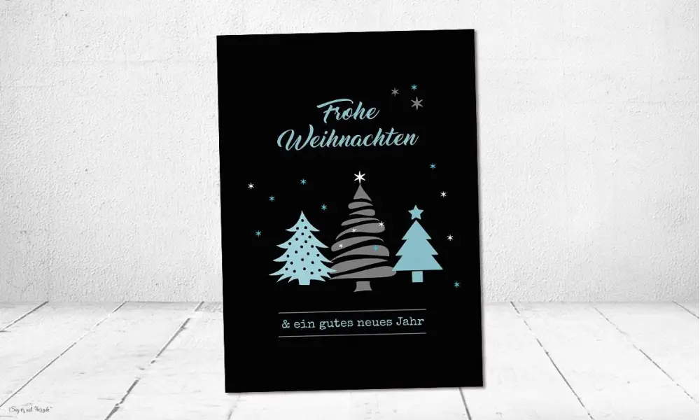 Firmen Weihnachtsgruß Tanne