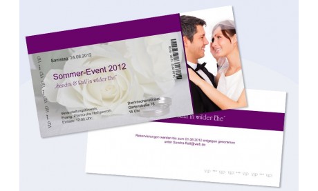 Einladungskarte, Karte Hochzeit, VIP Einladung