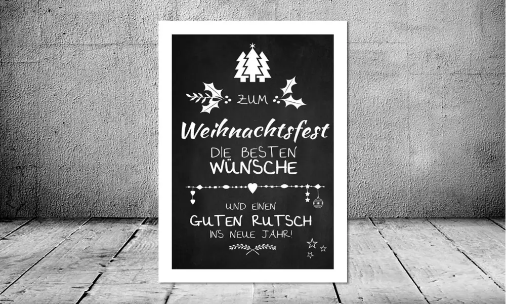 Weihnachtskarten geschäftlich individuell mit Logo gestalten lassen