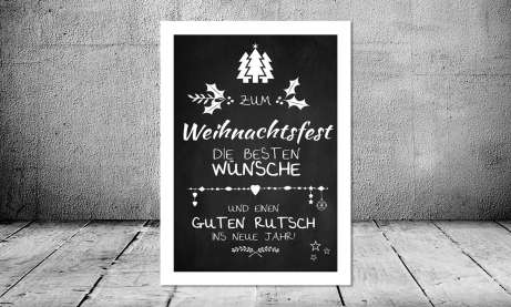 Weihnachtskarten geschäftlich individuell mit Logo gestalten lassen