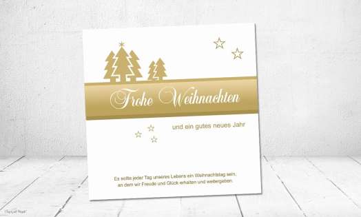 Firmen Weihnachtsgruß quadratisch