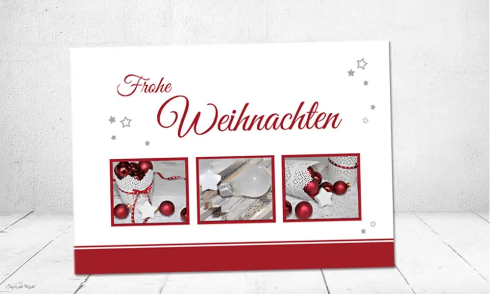 Weihnachtskarte Elektriker
