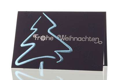 Weihnachtskarte für Firmen, Edle Tanne