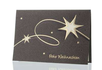 Weihnachtskarte für Firmen, Weihnachtsstern