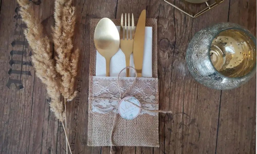 Bestecktaschen Hochzeit Vintage