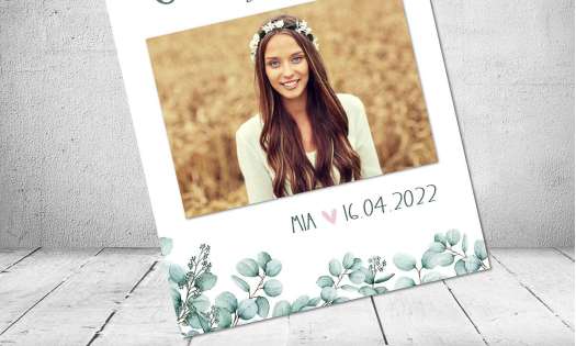 Fabelhafte Einladungskarten Fr Konfirmation Fotos