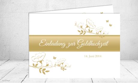 Einladung Goldene Hochzeit