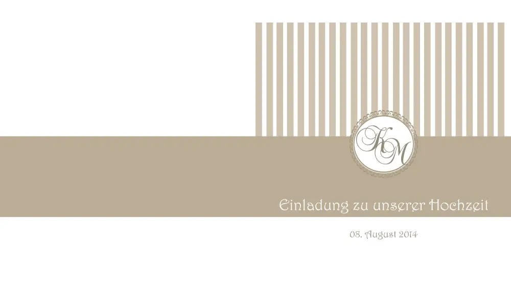 Einladung Hochzeit "Nostalgie", Klappkarte Quadrat 