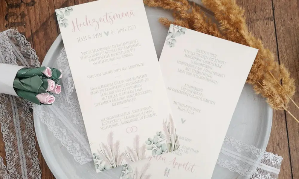 Menükarten-Hochzeit-Eukalyptus-Pampas-Boho