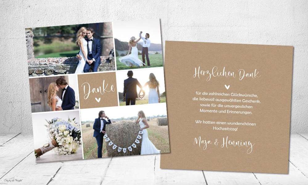Dankeskarten Hochzeit viele Bilder Dankeskarten Hochzeit viele Bilder