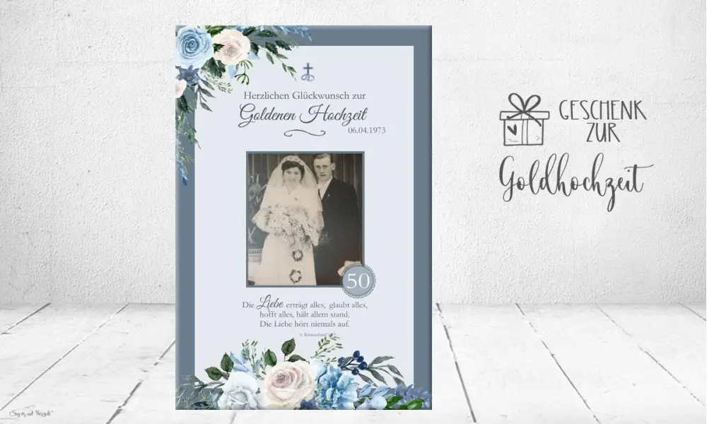 Geschenk zur Goldenen Hochzeit