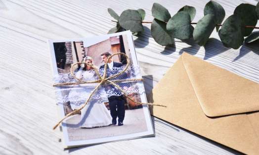 Kraftpapier Dankeskarte Hochzeit Diy Spitze