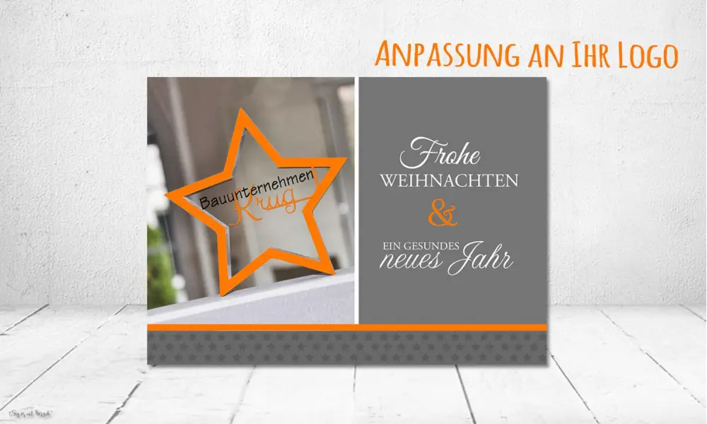 Weihnachtskarten Firmen personalisiert