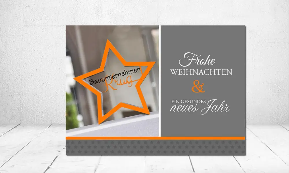 Weihnachtskarten Firmen personalisiert