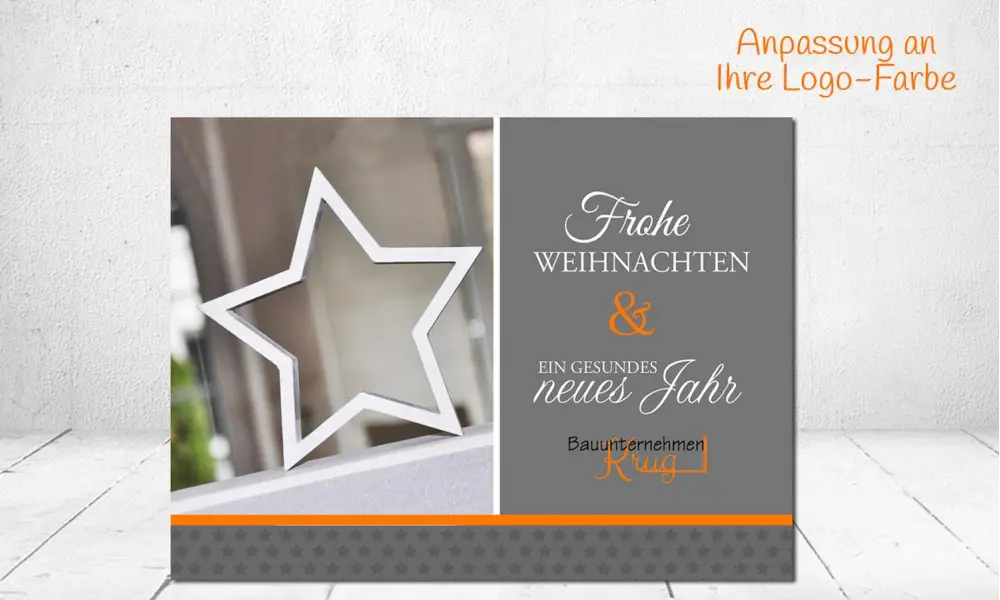 Weihnachtskarten Firmen personalisiert