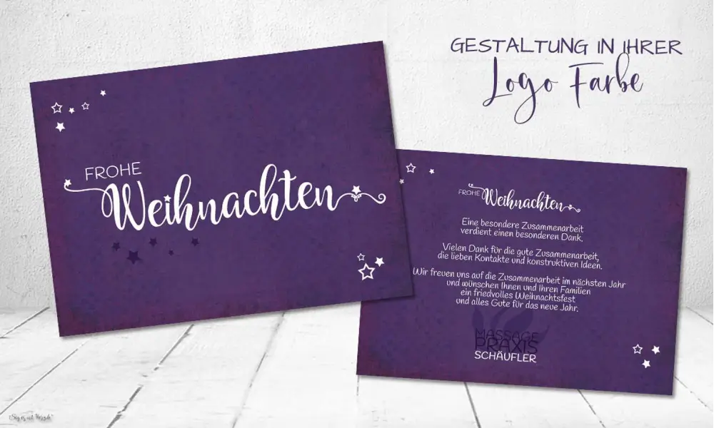 Weihnachtskarten geschäftlich