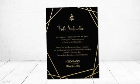Weihnachtskarten geschäftlich Steuerberater