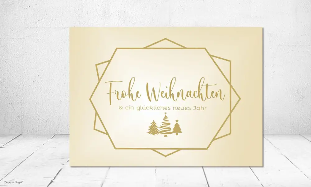 Weihnachtskarten geschäftlich edel