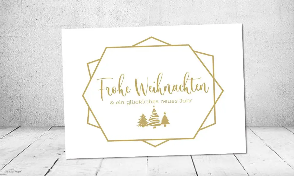 Weihnachtskarten geschäftlich edel