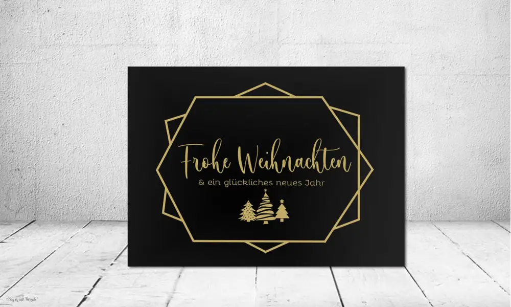 Weihnachtskarten geschäftlich edel