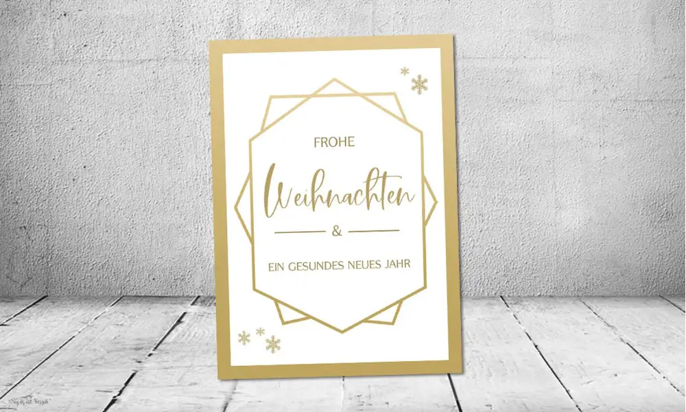 Weihnachtskarten für Firma