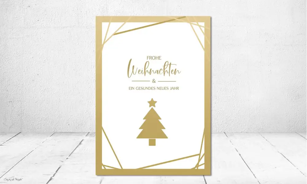 Hochwertige Weihnachtskarten für Firmen