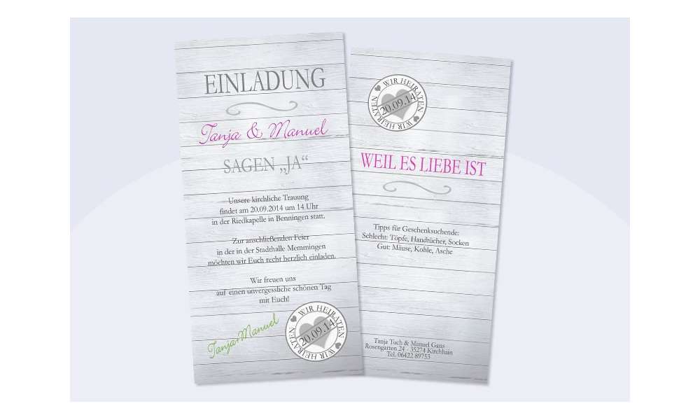 Einladungskarte, Karte Hochzeit, Event Einladung
