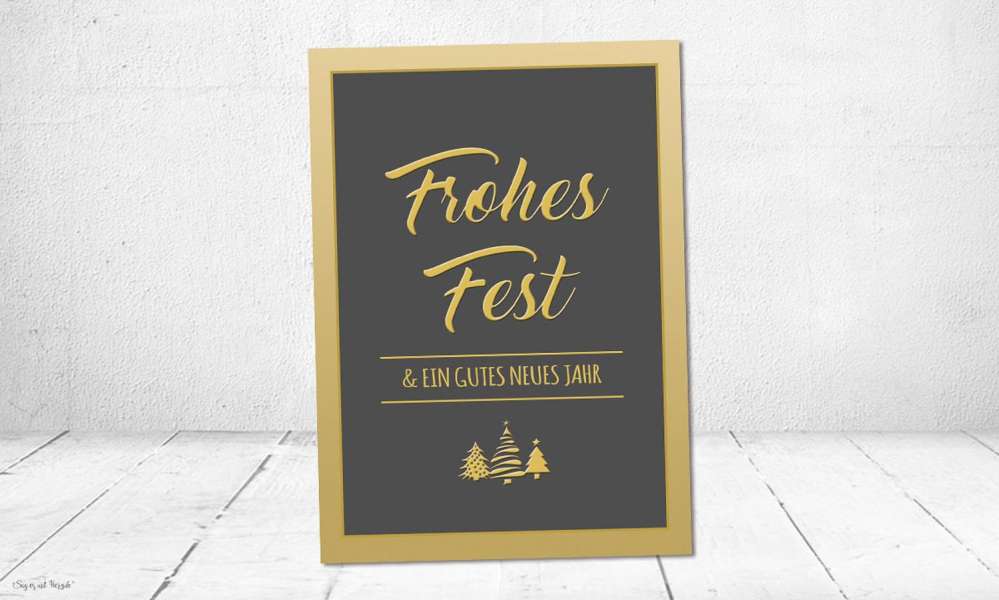 Weihnachtskarten Postkarte geschäftlich