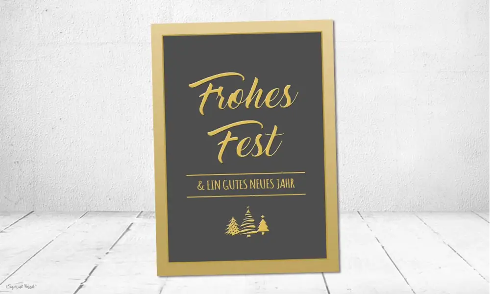 Weihnachtskarten Postkarte geschäftlich