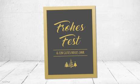 Weihnachtskarten Postkarte geschäftlich