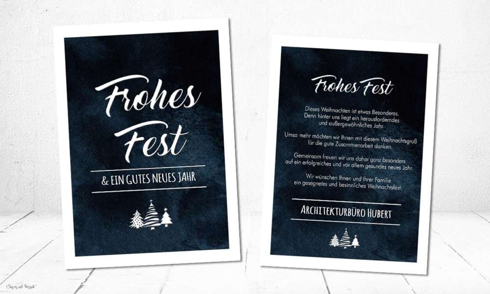 Weihnachtskarten Postkarte geschäftlich Weihnachtskarten Postkarte geschäftlich