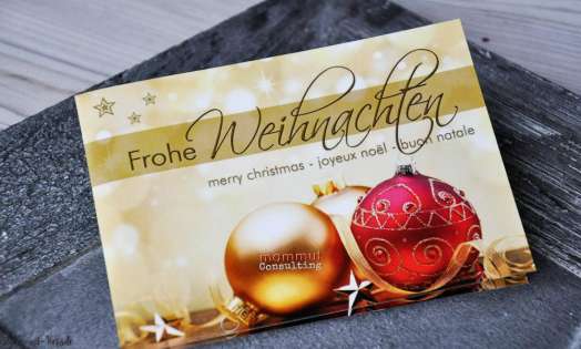 Weihnachtskarte geschäftlich