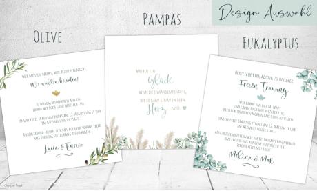 Einladungskarten Hochzeit Lasercut Inlay Design