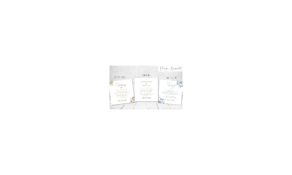 Design Hochzeitspapeterie