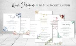 Design Hochzeitspapeterie