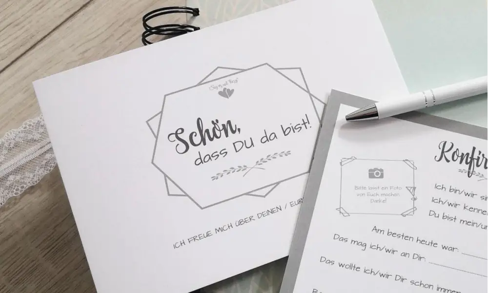 schön dass du da bist, Konfirmation, Kommunion,