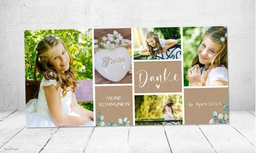 Danksagungen Kommunion Eukalyptus