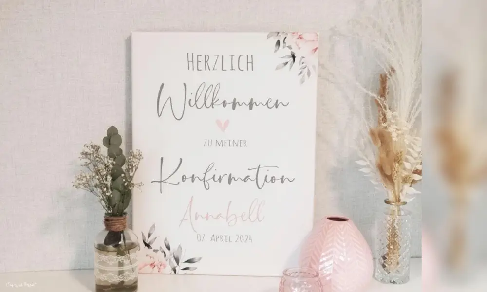 Willkommensschild Hochzeit