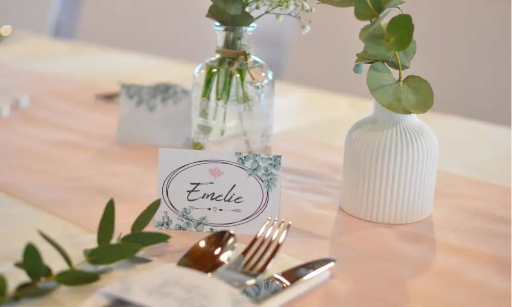 Platzkarte Tischkarten Namensschilder Hochzeit