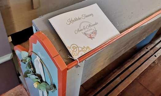 Kirchenheft gold creme