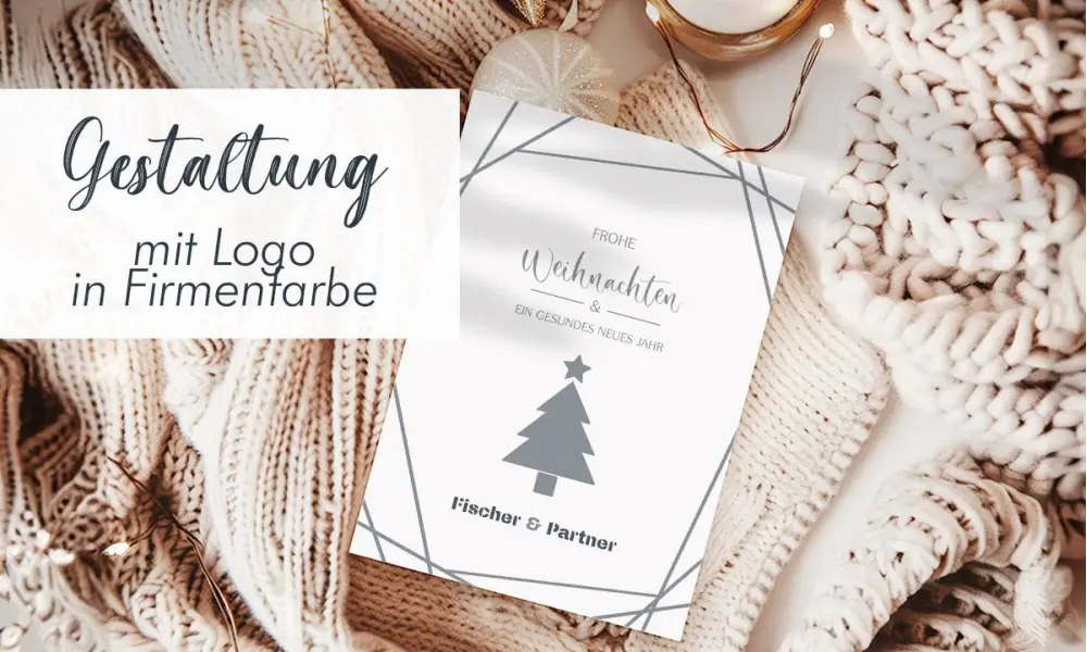 Weihnachtskarten für Unternehmen, edel